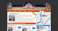 Desktop Screenshot of budapestiszallodak.net